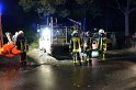 Auto 1 Wohnmobil ausgebrannt Koeln Gremberg Kannebaeckerstr P5425